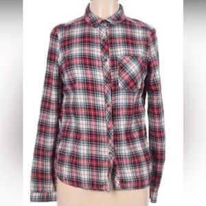 Plaid shirt 100% cotton